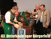 43. Unterhachinger Bürgerfest - Anstich am Freitag (©Foto: Martin Schmitz)